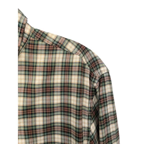 Band of Outsiders Button Down Shirt Plaid Cotton Sleeves Collar Casual Medium - Picture 3 of 10